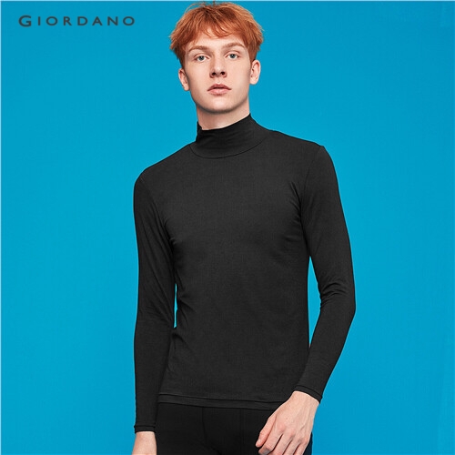 GIORDANO MEN G-Warmer turtleneck solid t-shirt 01219603