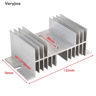 &lt;VeryJow&gt; ฐานฮีทซิงค์หม้อน้ํา SSR เฟสเดียว อะลูมิเนียม ขนาด 50*125*70 มม.