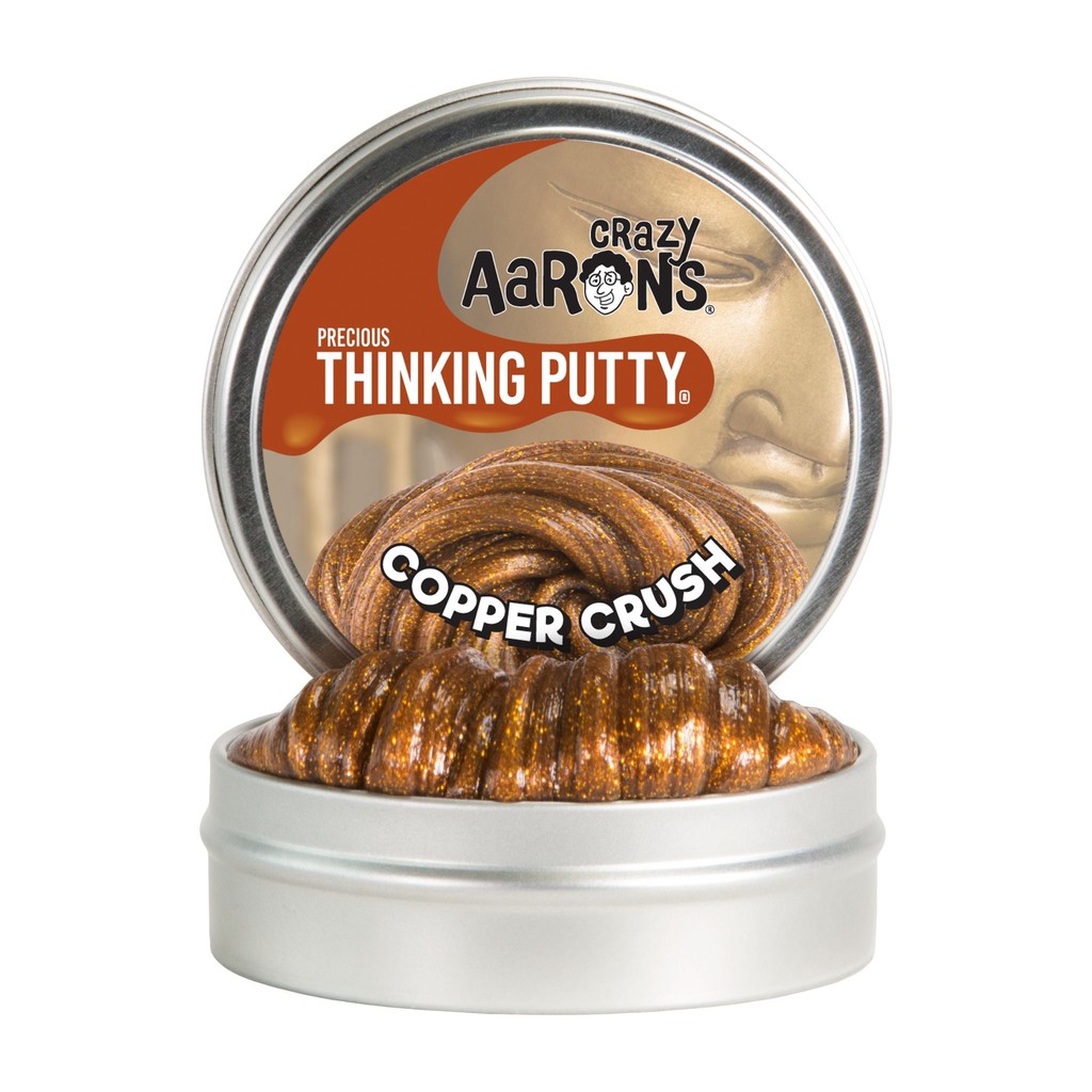 Crazy Aaron's Thinking Putty รุ่น Precious Metals สีทองแดง Copper Crush ขนาด 3 นิ้ว