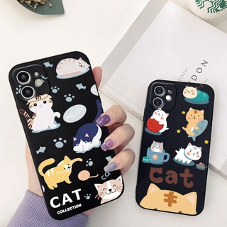 เคสโทรศัพท์ OPPO A3S A5S A7 A12 A12E A15 A15S A16 A31 A37 A39 A52 A53 A54 A57 A59 A59S A71 A72 A73 A5 A9 2020 A74 A77 A83 A91 A92 A93 A94 F1S F3 F5 F7 F9 F11 Pro เคสโทรศัพท์แบบนิ่ม CAT