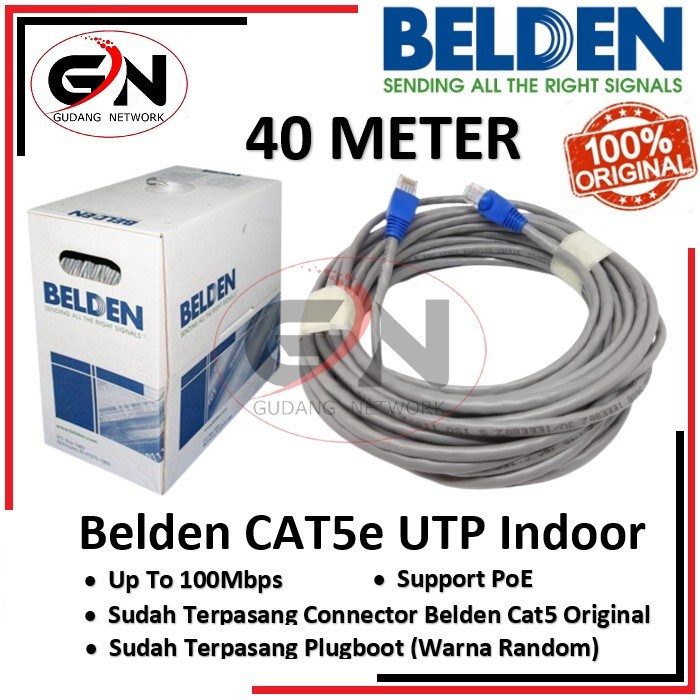 Utp Cat 5e 40m สาย LAN UTP Cat5e สายยาว 40 เมตร ไม่ใช่แมว 6