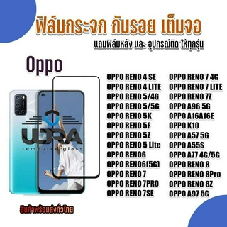 ฟิล์มกระจกใสกันรอยเต็มจอ Oppo ฟิล์มกระจกนิรภัย ออปโป้ (3)