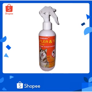 Sunday Flea &amp; Tick Spray สเปรย์กำจัดเห็บหมัด สุนัข ขนาด 200 ml