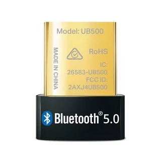 🔥ขายดีมาก🔥⚡️ตัวรับสัญญาณบลูทูธ⚡️ TP-LINK (UB400 / UB500 Plus) Bluetooth 5.0 Nano USB Adapter 1y.