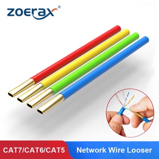 Zoerax อุปกรณ์แยกสายเคเบิลเครือข่าย แบบเกลียว สําหรับ CAT5 CAT6 CAT7 และสายโทรศัพท์