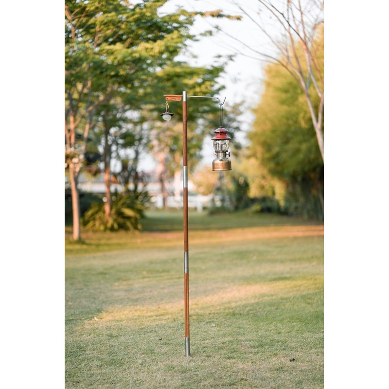 เสาตะเกียง Morning Camp Lamppost Lr03 เสาแขวนตะเกียง เสาตะเกียงไม้สัก เสาแขวนตะเกียงทุกชนิด