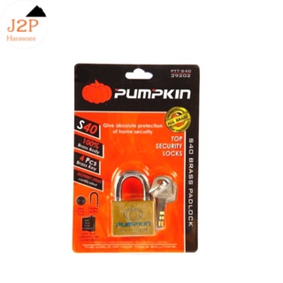 PUMPKIN กุญแจทองเหลืองคอสั้น 40มม. รุ่น 39202 J2P