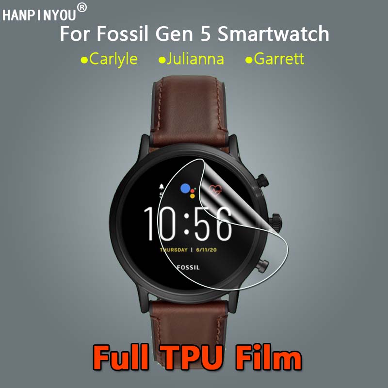 สําหรับ Fossil Gen 5 5E Gen5 LTE Smartwatch 42 มม.44 มม.Julianna Carlyle Garrett HR FTW6074 FTW4056 