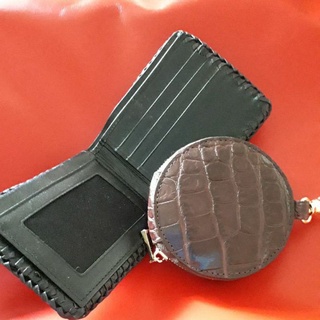 wallet and sea snake skin pocket coin walletกระเป๋าสตางค์799