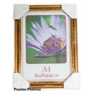 Frame กรอบรูปไม้ ขนาด A4