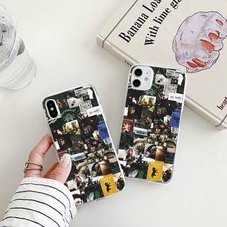 Hogwarts College เคสไอโฟน 14 iPhone X Xr Xs Max soft cover 7 8 Plus Se 2020 8พลัส เคส 13 12 11 promax illustration case