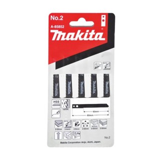 MAKITA ใบเลื่อยจิ๊กซอว์ตัดไม้ 3-50mm A-85852 ของแท้ 100%