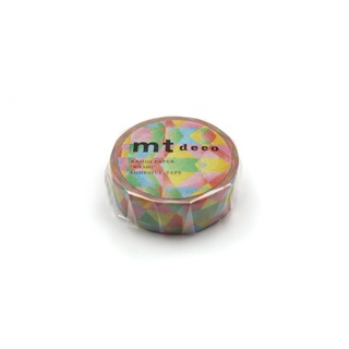 mt masking tape polygon gradation vivid (MT01D482) / เทปตกแต่งวาชิ ลาย polygon gradation vivid ประเทศญี่ปุ่น