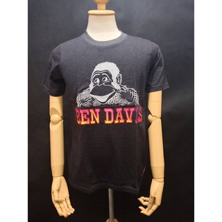 เสื้อยืดคอกลม งานปัก Ben Davis 35 evolution สายสเกตไม่ควรพลาด Skate Surf skate fontเล่นสี ชมพู เพลิง