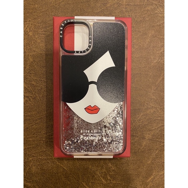 Case Casetify Iphone 11 pro max Alice+Olivia Glitter case