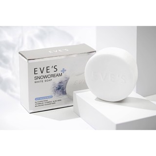 EVE’S สบู่ครีมขาว อีฟส์ SNOWCREAM WHITE SOAP