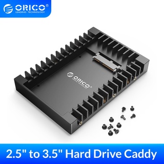 Orico ฮาร์ดไดรฟ์แคดดี้ 2.5 To 3.5 รองรับ SATA 3.0 เป็น USB 3.0 6Gbps รองรับ 7/9.5/12.5มม. 2.5 นิ้ว SATA HDD/SSD