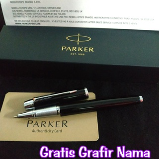 ปากกาลูกลื่นแกะสลักชื่อ Parker หรูหรา ของแท้