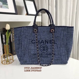 CHANEL CANVA TOTE BAG VIP GIFT แท้💯% เคาน์เตอร์ ตปท.