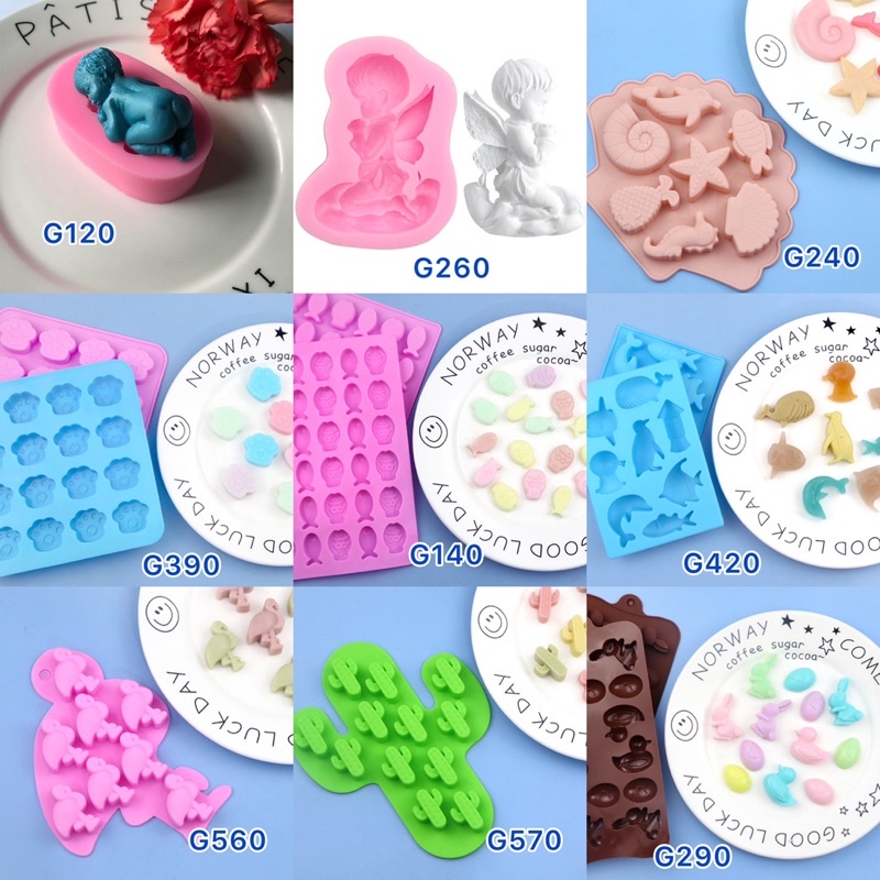 *พร้อมส่ง* แม่พิมพ์วุ้น พิมพ์วุ้น พิมพ์ซิลิโคน พิมพ์ขนม (รูปแบบสัตว์บก+สัตว์น้ำ+คน) พิมพ์ซิลิโคนทำขนม พิมพ์วุ้นจิ๋ว – โปรปัง