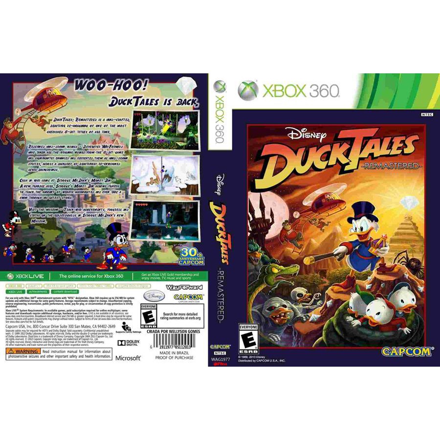 Xbox 360 Light Game Donald Duck Adventure Hd แท่นวางโทรศัพท์มือถือภาษา