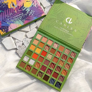 พาเลทตา 42 สี CANLEN COLORFUL JUNGLE EYESHADOW PALETTE 1976 อายแชโดว์