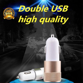 Quick Charge 2.1A/1.0A ที่ชาร์จมือถือแท็บเล็ตในรถ 2-Ports USB Car Charger