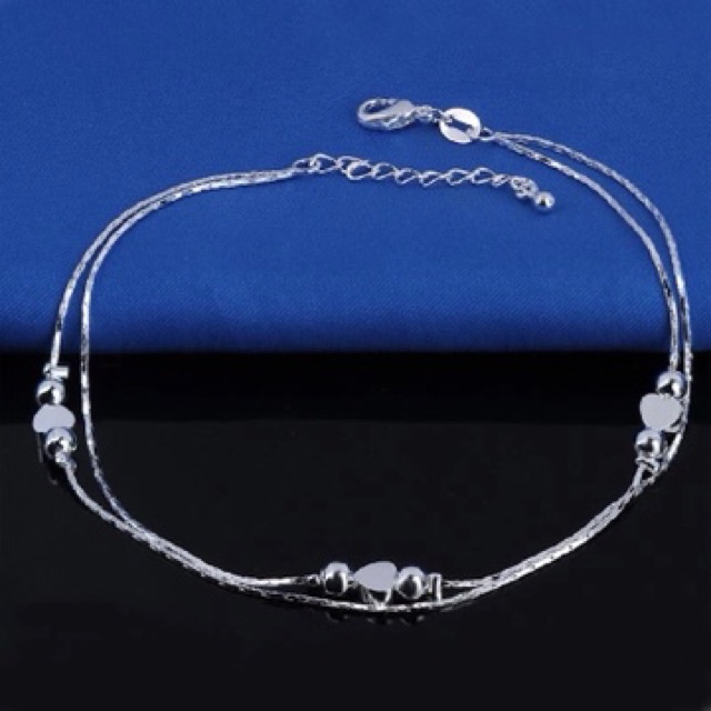 สร้อยข้อเท้าเงินแท้ 925   SA11 - รูปที่ 3