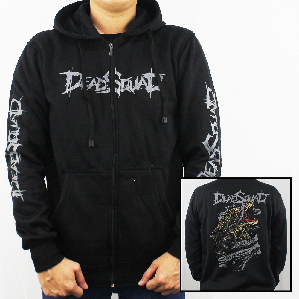 DEADSQUAD JACKET SIZE ML XL XXL 03 - DEADSQUAD MUSIC JACKET - MUSIC HOODIE - METAL MUSIC BAND JACKET