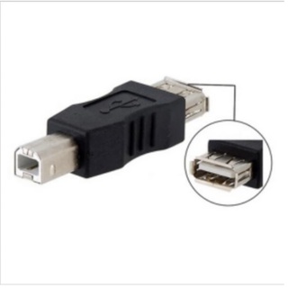 ความเร็วสูง USB 2.0ประเภท A หญิงถึงชาย B สแกนเนอร์เครื่องพิมพ์ USB อะแดปเตอร์ข้อมูล Sync แปลง Coupler Connector