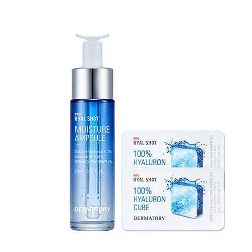Dermatory Pro Hyal Shot Moisture Ampoule + Hyal Shot Cude 2
