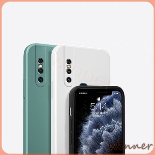 เคส Vivo V15Pro V15 V17 V19 V9 Vivo Mfyt โทรศัพท์มือถือซิลิโคนสีพื้นสําหรับ