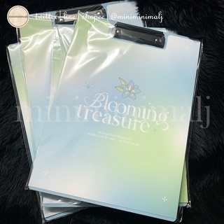 ★พร้อมส่ง★ BLOOMING TREASURE HARD CLIP BOARD + A4 POSTER SET