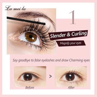 M.40 มาสคาร่าแท่งชมพู Bobeini ปัดขนตา Mascara กันน้ำ แปรงเล็ก ติดทนนาน พร้อมส่ง Flaring slender