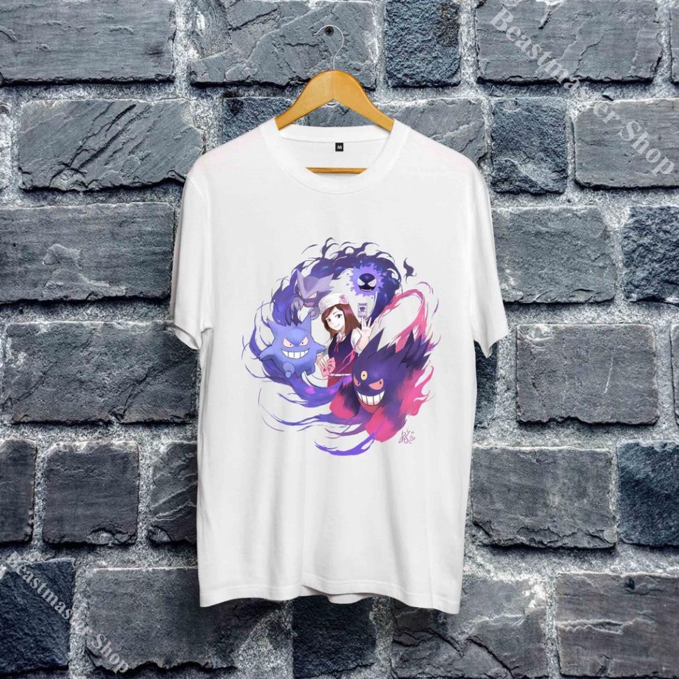 Gengar เสื้อ unisex - เสื้อ Gangar Unisex - เสื้อยืดบุคลิกภาพ Gengar - GGR-003