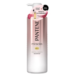 Pantene Miracle Pro V Crystal Smooth Shampoo 500 ml.แพนทีนมิราเคิลโปร วีคริสตัลสมูทแชมพู 500มล.แชมพูสระผม