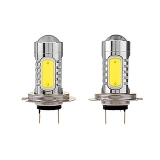 LED หลอดไฟ รถยนต์ H7 COB 5 LED Daylight (2 ชิ้น)  #331