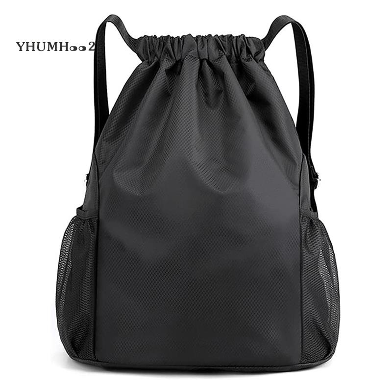 Gym Bag Waterproof Sports Bag with Zip Inner Pocket Hipster Gym Bag Lined Backpack with Adjustable D