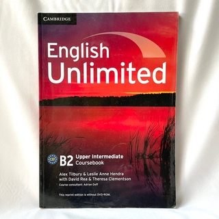 หนังสือ English Unlimited - B2 Upper Intermediate Coursebook มือสองสภาพบ้าน