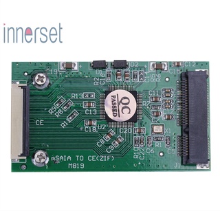 1ชิ้น Mini Sata Msata Pci-E Ipod Ssd To 40pin 1.8นิ้ว Zif Ce การ์ดแปลงสายเคเบิ้ล