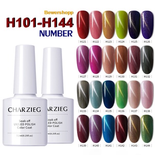 🔴 สีทาเล็บเจล H101-H144 / CHARZIEG ยาทาเล็บเจล Gelpolish