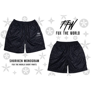 [ใส่โค้ด INC99SH2 ลดทันที 200.-] [FTW] กางเกงขาสั้น รุ่น SHURIKEN MONOGRAM SHORT PANTS