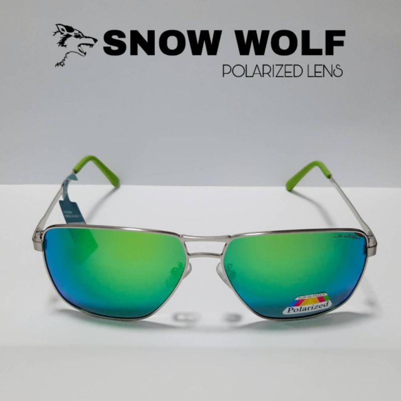 แว่นตากันแดด polarized แบรน snowwolf