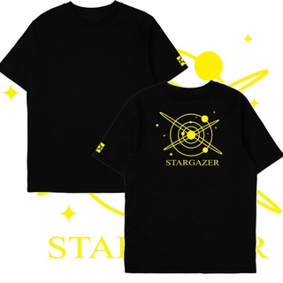 คอตต้อนคอกลมเสื้อเชิ้ต ลาย Concert strargazer astroS-5XL