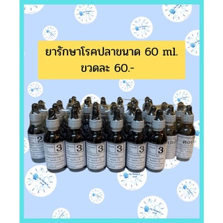 ยารักษาโรคปลา Bio knock 2 , Bio knock 3, Copper ขนาด 60 ml.