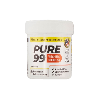 โปรโมชั่น : Pure99 Vitamin C ผงชงดื่ม 120000 mg ของแท้จาก USA🇺🇸 1 กระปุก