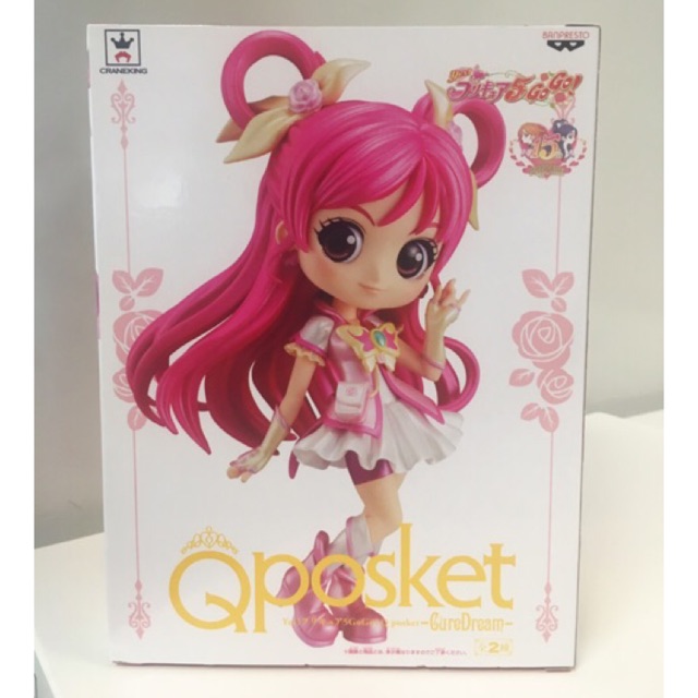 Qposket Cure Dream สีพิเศษ สีมุก Pretty Cure ผมชมพู ของแท้ แมวทอง มือ 1 จากญี่ปุ่น มีของพร้อมส่ง Q p