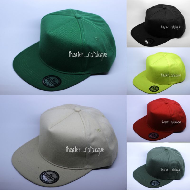 หมวก SNAPBACK ธรรมดา | PLAIN SNAPBACK DISTRO HAT | หมวก HIP HOP SNAPBACK ราคา ถูกที่สุด ดีลบีเคเค แกลเลอรีภาพที่ 2