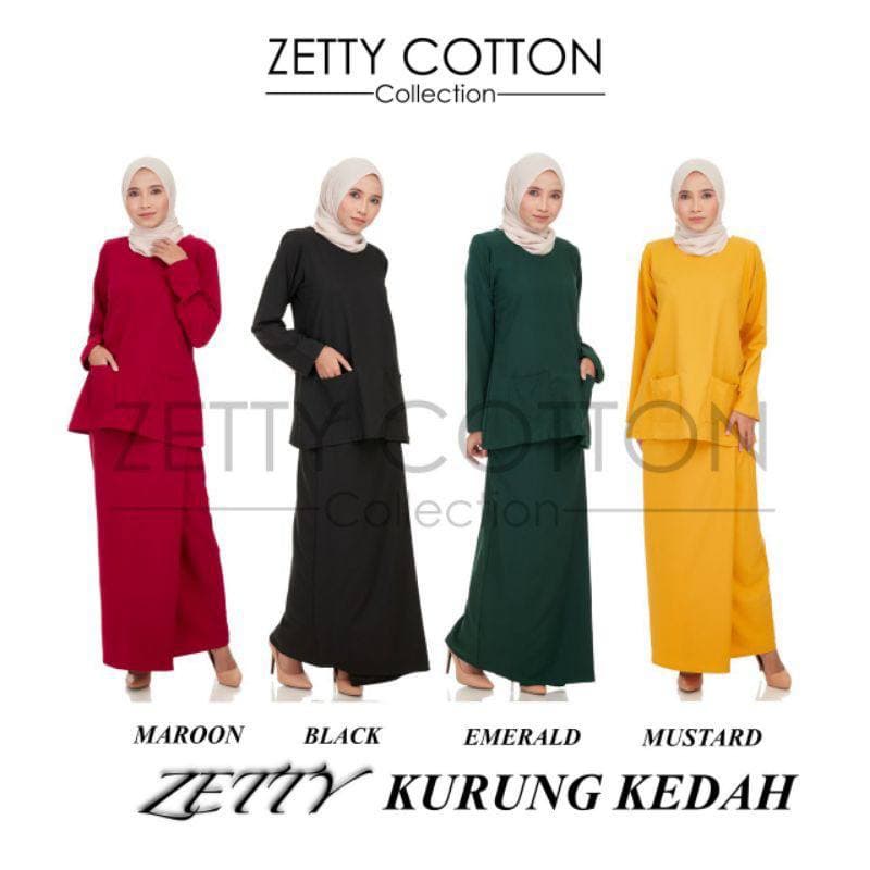ZETTY KURUNG KEDAH POKET [BAJU KURUNG KEDAH PART 1]