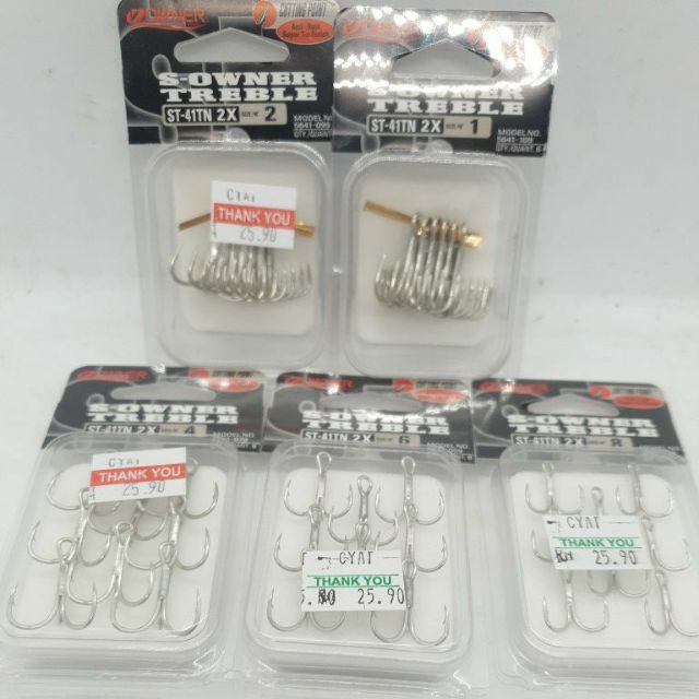 OWNER TREBLE HOOK ST-41TN -2X